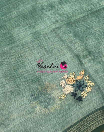 French Knot - Tissue Saree  - VVLFN019