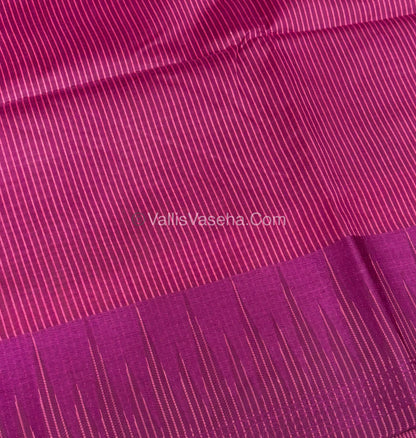Semi Raw Silk - Pink With Purple Shade - VVRS007
