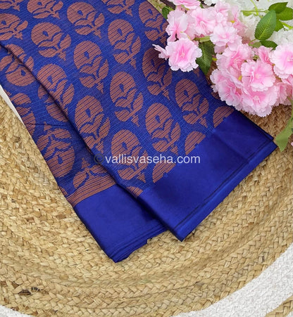 Mixed Cotton Brasso Saree - VVBS001