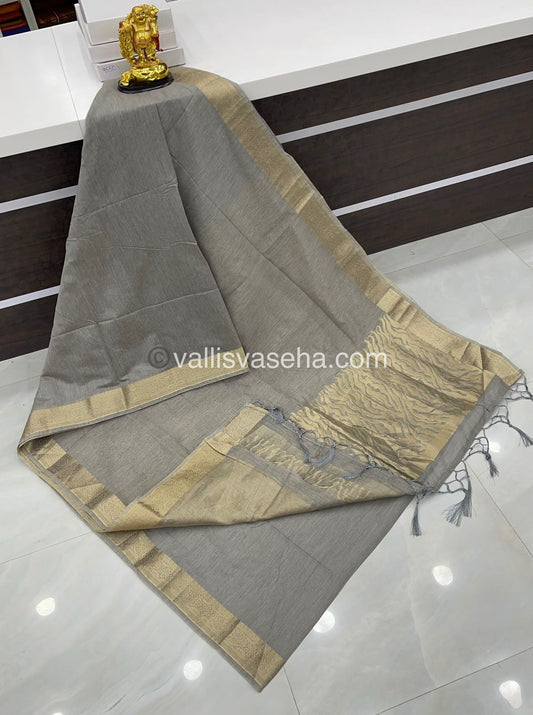 Chanderi Mixed Cotton Saree  - VVCMC001