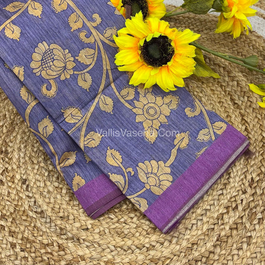 Semi Tussar Silk Saree |VVSTS048