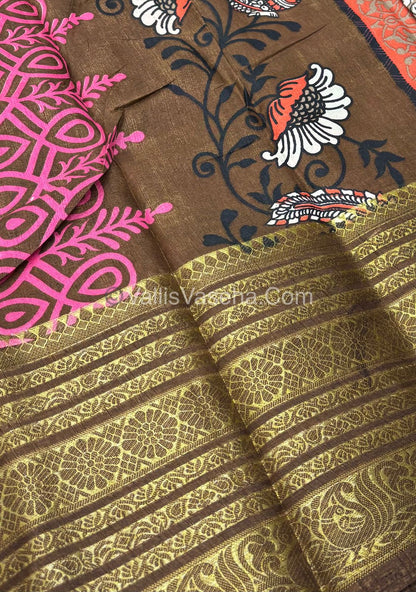 30% less - Offer Saree - Warm Silk Saree - VVDS003