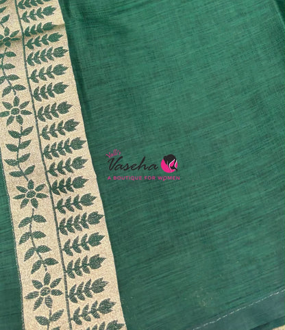 Banarasi - Heritage Meenakari Silk - Green Shade - VVBHS016