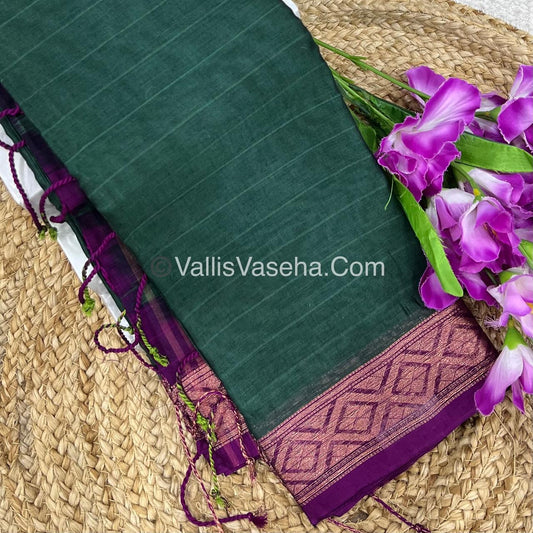 Dhaka Cotton Saree - VVDCS002