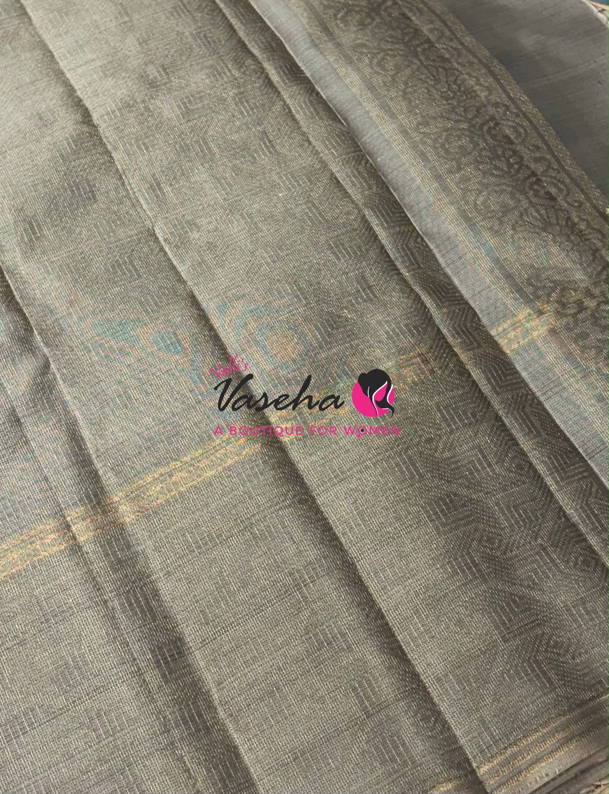 Half Mix - Pure Soft Silk Saree - Retta Petta Border - VVPSS154