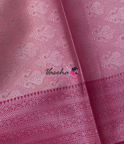 40% less - Offer Saree - Semi Banarsi Silk Saree - VVDS008