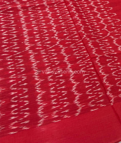 Ikkat Mercerised Cotton Saree - VVIKS001