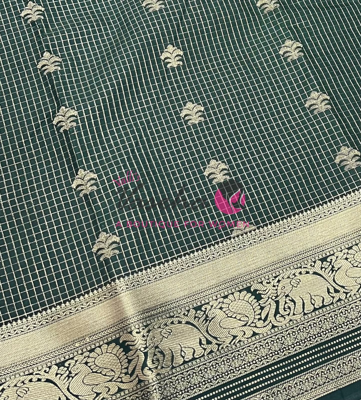 Semi Kanchi Silk - Vairavoosi Butta - VVSKS004