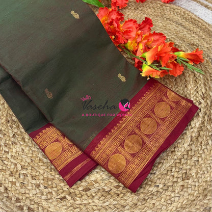 Kanchi Cotton Saree - VVKCS023