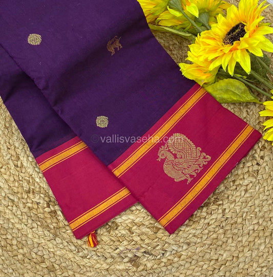 Premium Kanchi Cotton Saree - VVKCS004