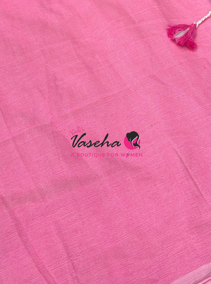 Budget Friendly Sarees - Casual Wear Sarees - Khadi Cotton Sarees - VVKCS028