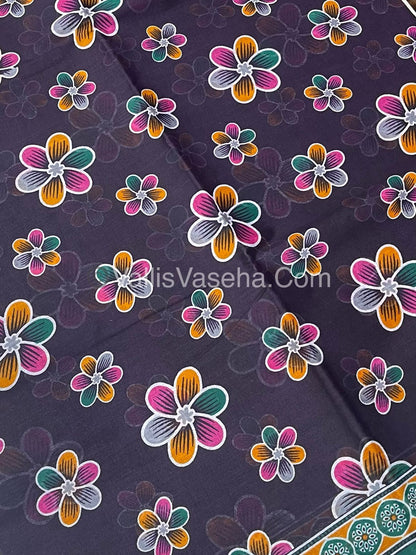 Pure Cotton Voile Saree | VVPVC004
