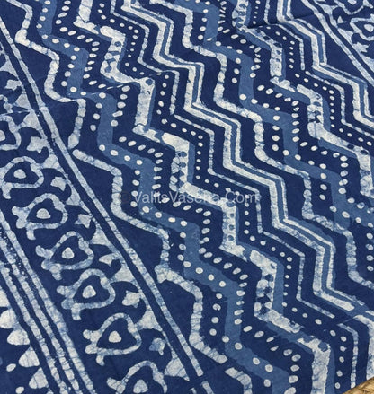 Pure Soft Mul Mul Cotton Sarees - Hand Block Prints - VVMMC006
