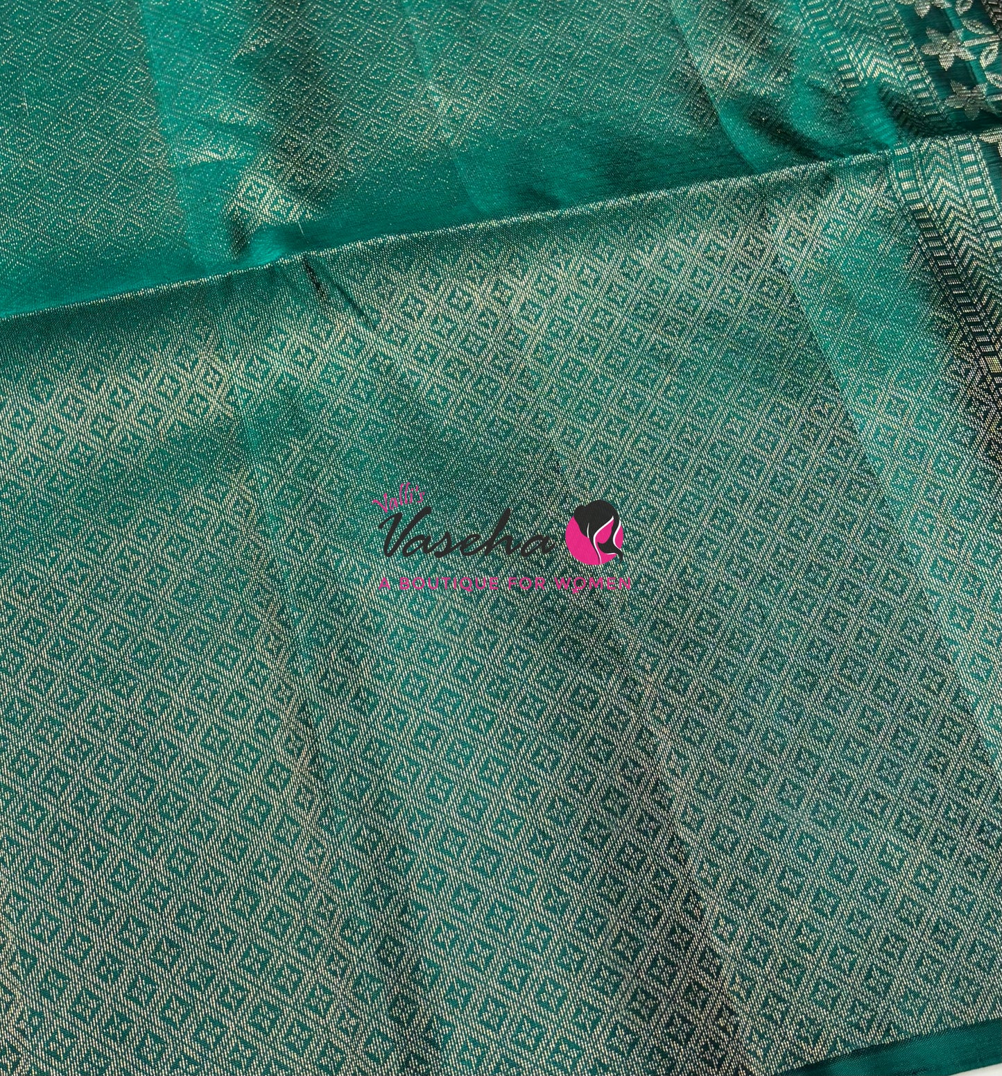 Pure Soft Silk Saree - Green With Ramar Green  - VVPSS072