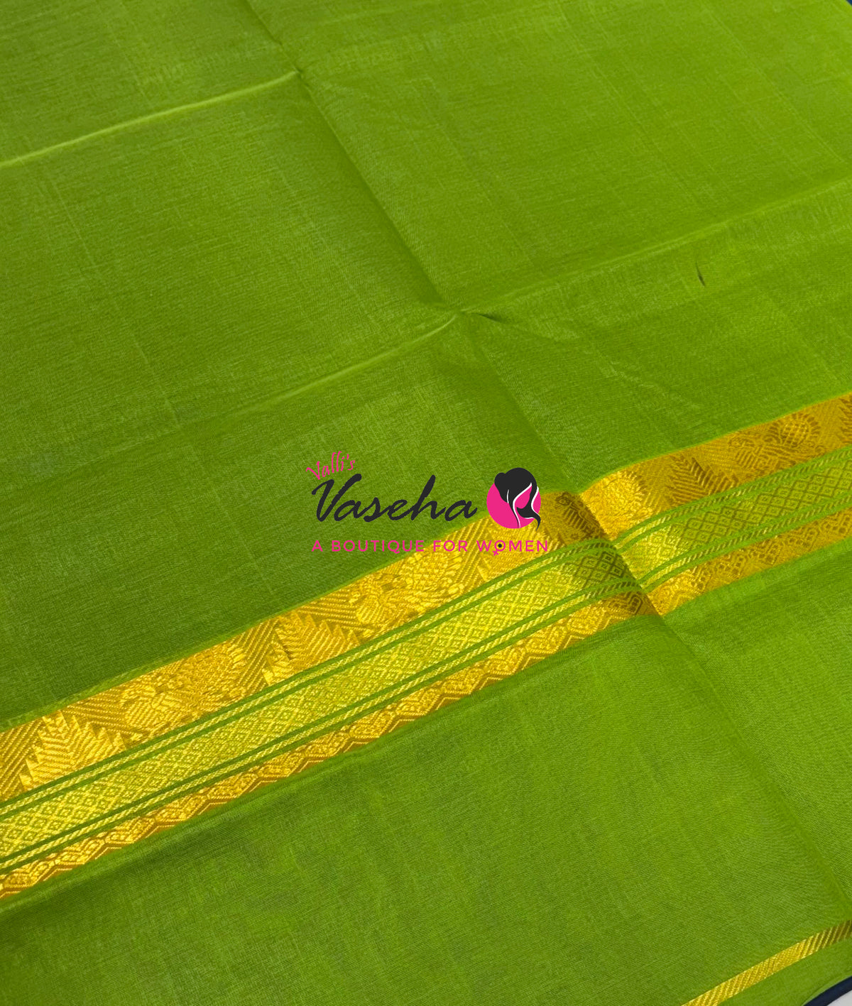 Pure Silk Cotton Saree - Ramar Blue & Green Shade - VVPSC013