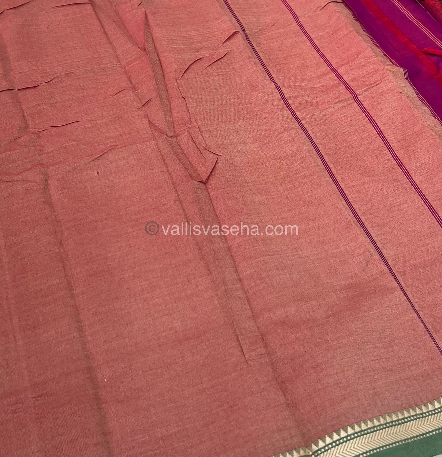 Narayanapet Mercerised Cotton Saree - VVNMC001