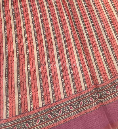 Semi Chanderi Saree - Digital Printed - VVSCD001