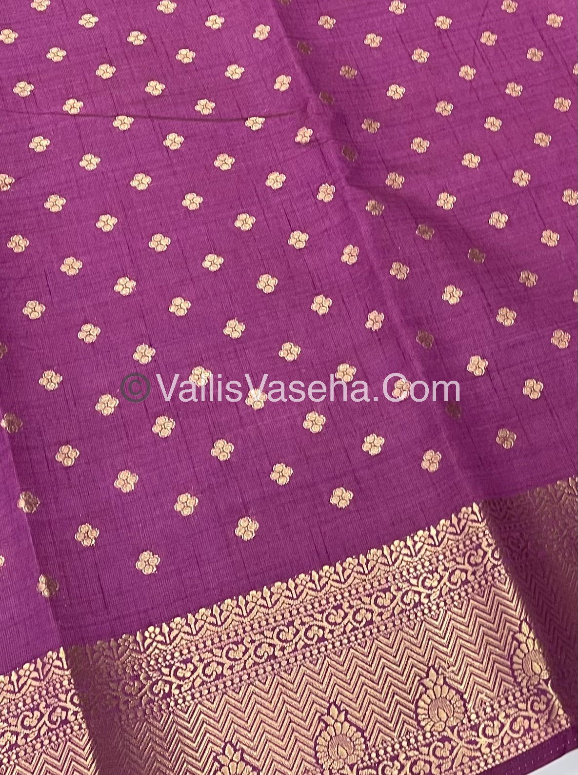 Semi Tussar Silk  -   Wine Shade  - VVSTS015