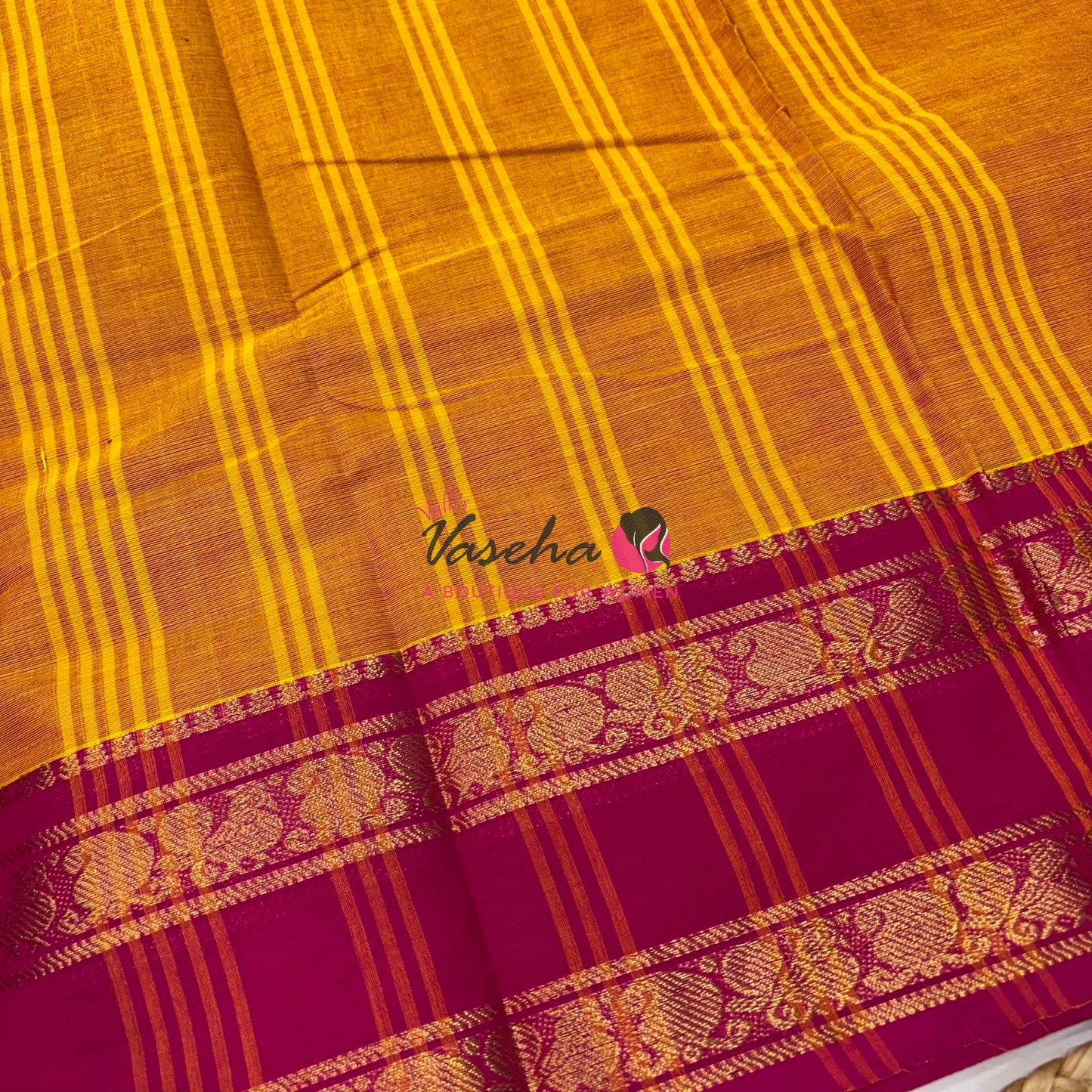 Kanchi Cotton Saree - VVKCS019
