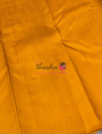 Pure Kanchipuram Silk Saree - Thalampoo - VVPS029