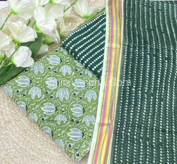 20%less - Offer Unstitched Material - Pure Cotton Material - VVDUM003