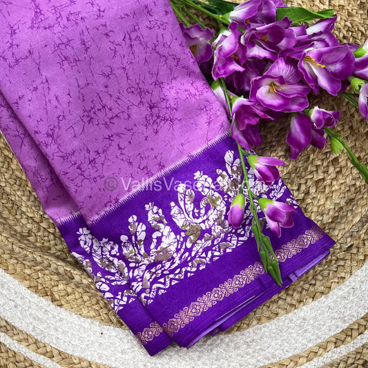 Budget Friendly Sarees - Casual Wear Sarees - Crackle Silk - VVCS002