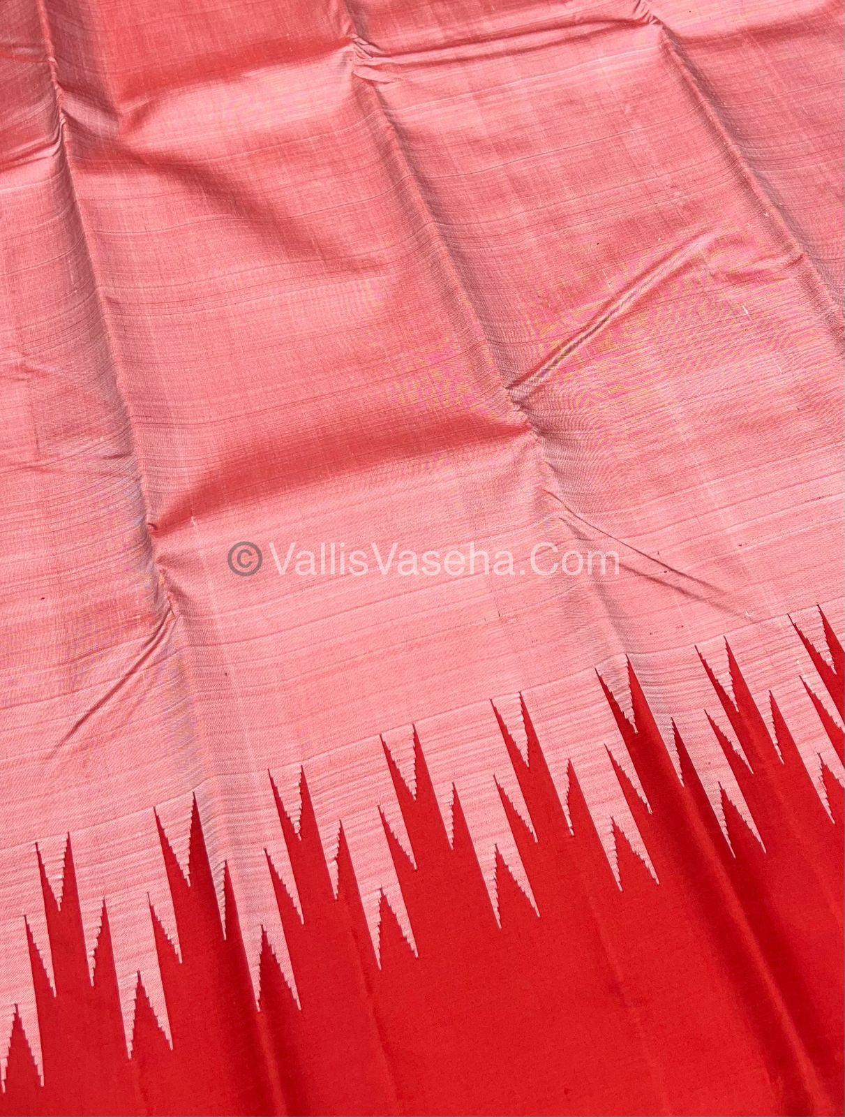 Pure Kanchipuram Silk Saree - Thalampoo - VVPS003