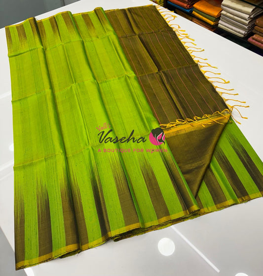 Pure Soft Silk Saree /Jute Duppion Silk - VVPJS001