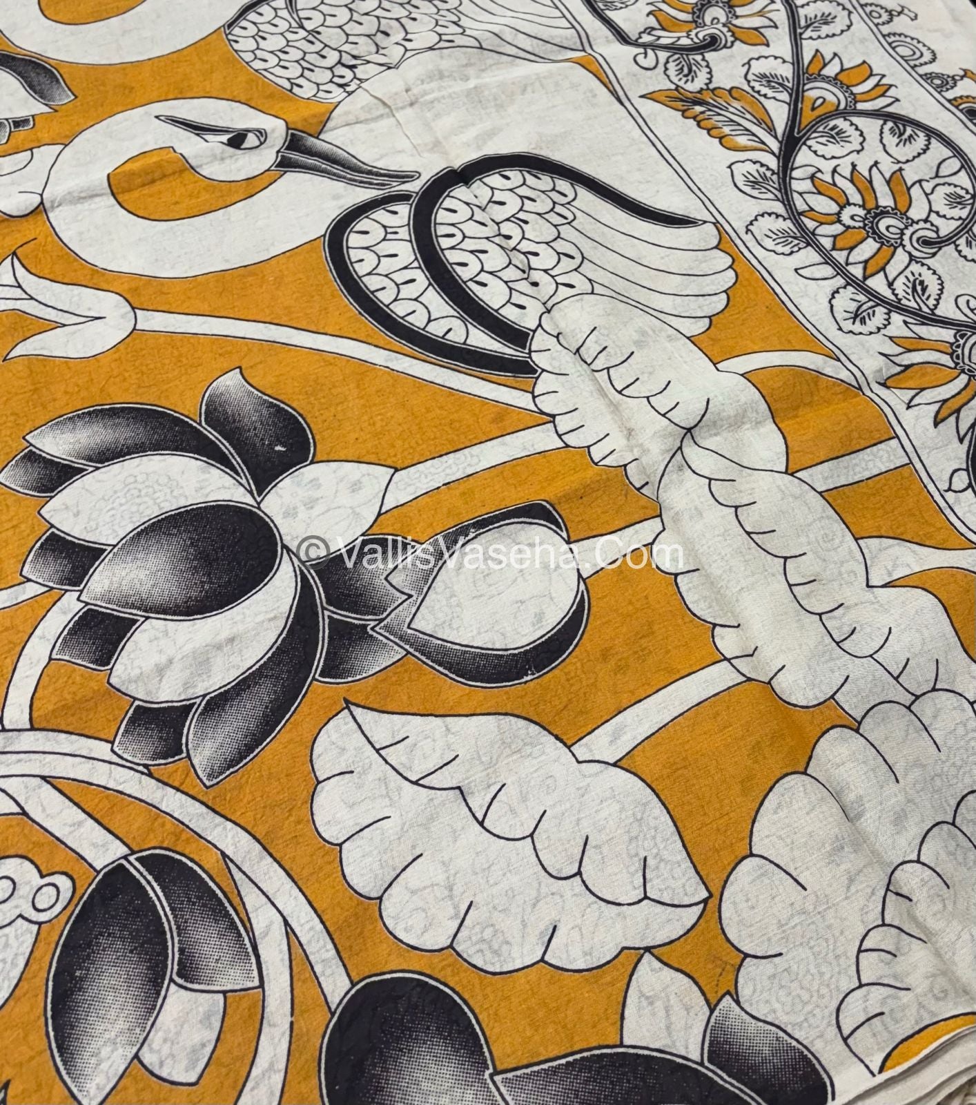 Pure Kalamkari Cotton Saree - VVPKC002