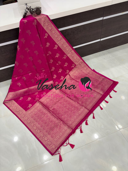 Banarasi - Heritage Silk - Semi Kathan Silk - Pink  Shade - VVBHS010