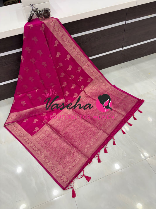 Banarasi - Heritage Silk - Semi Kathan Silk - Pink  Shade - VVBHS010