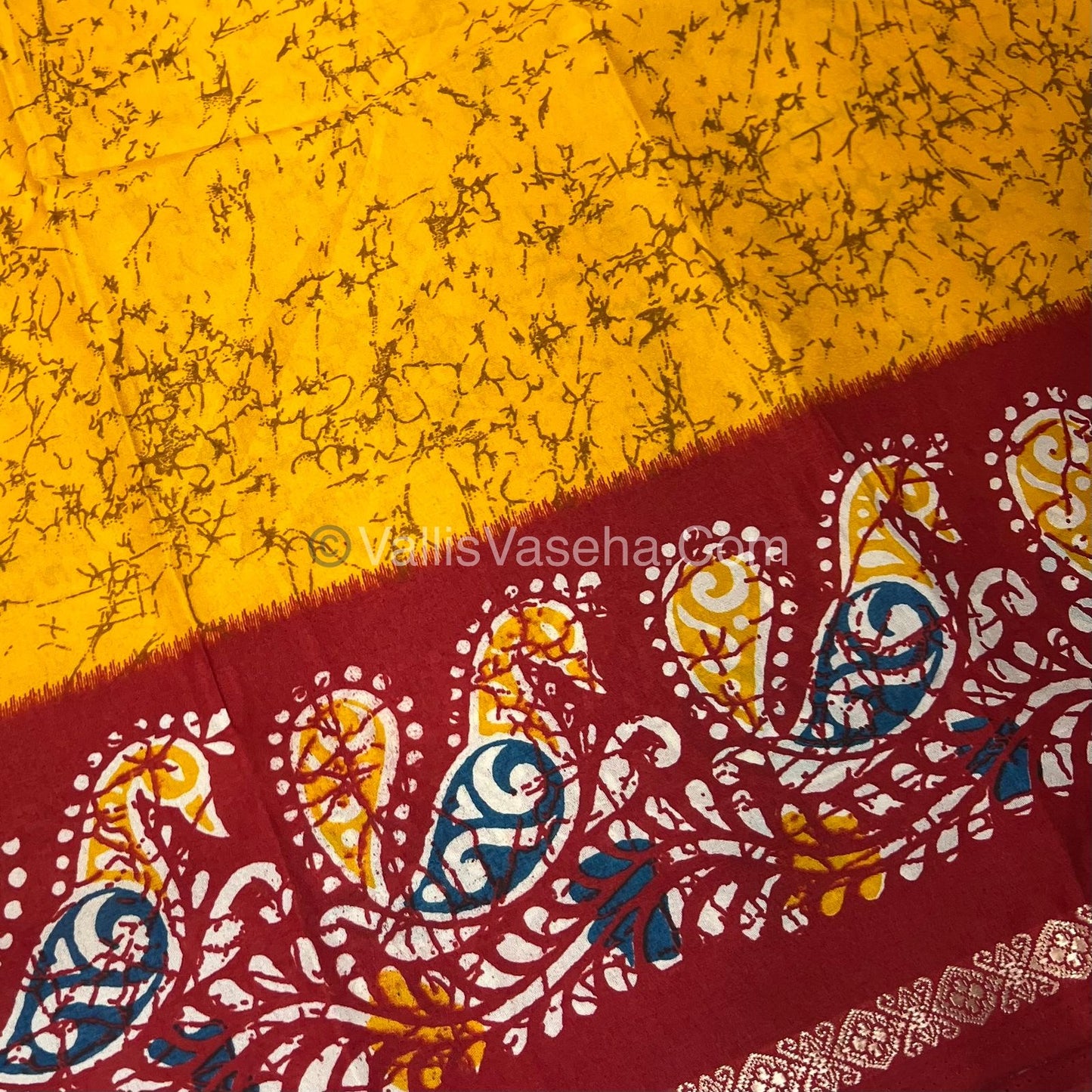 Budget Friendly Sarees - Casual Wear Sarees - Crackle Silk - VVCS002