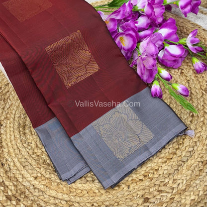 Half Mix - Pure Soft Silk Saree - VVPSS044