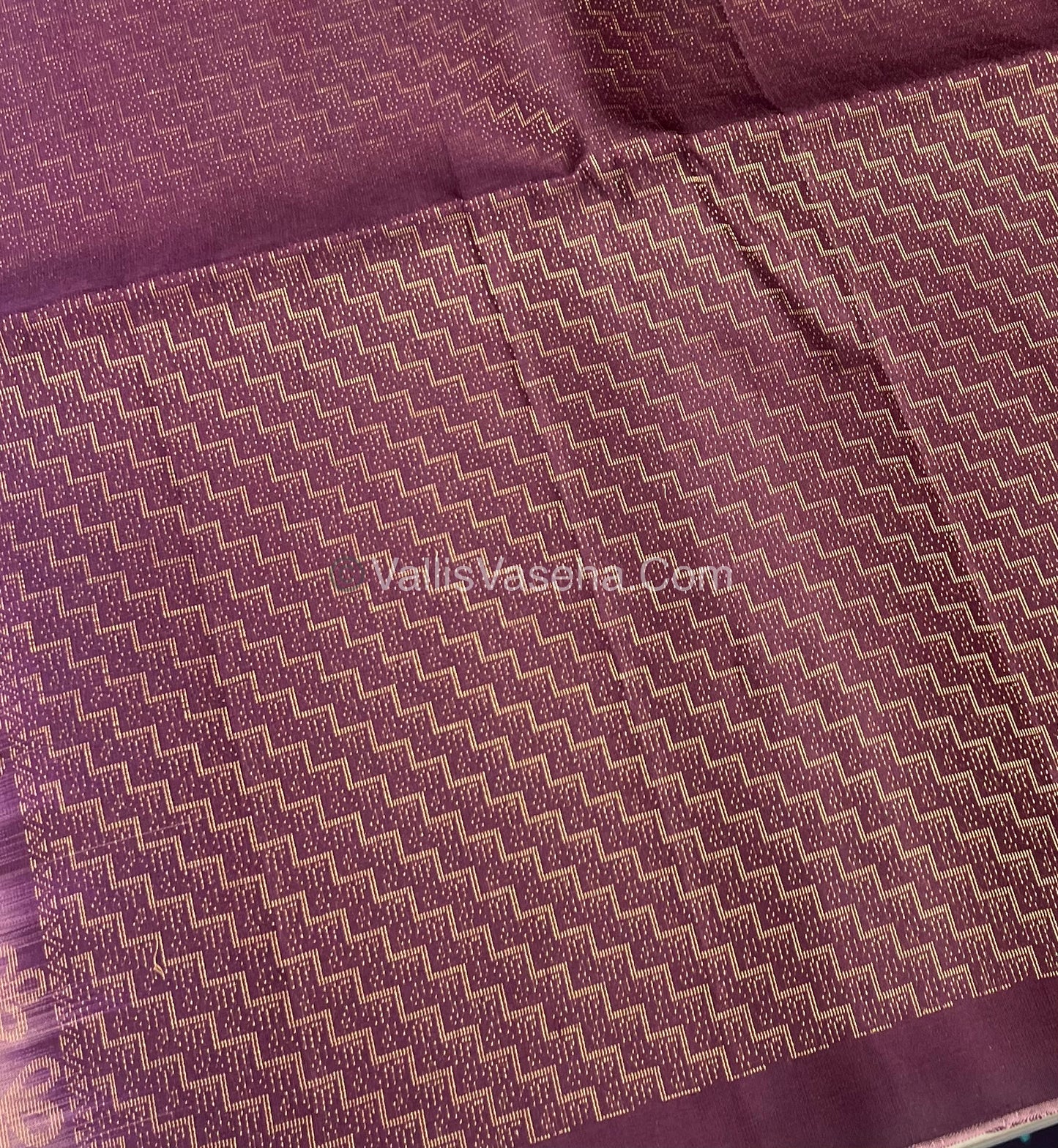 Pure Soft Silk Saree - Pink With Wine Brown Shade - VVPSS063