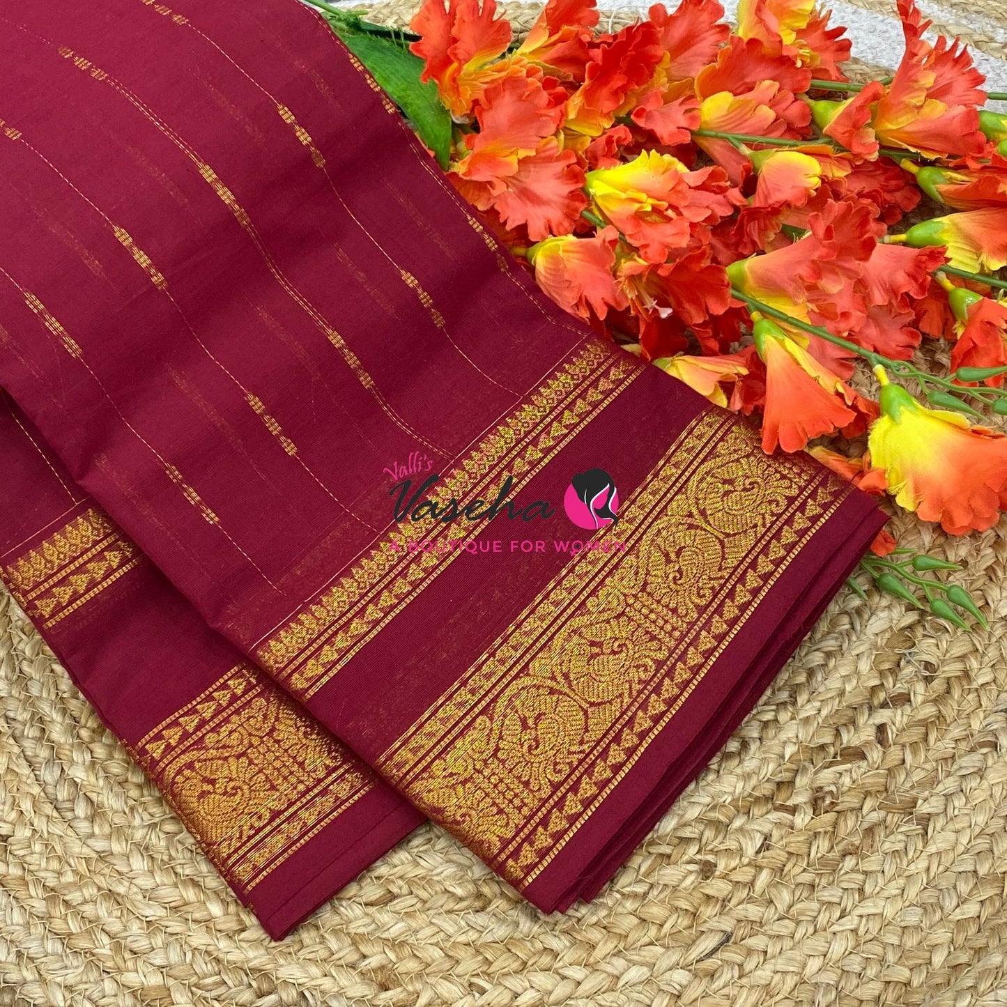 Kanchi Cotton Saree - VVKCS033