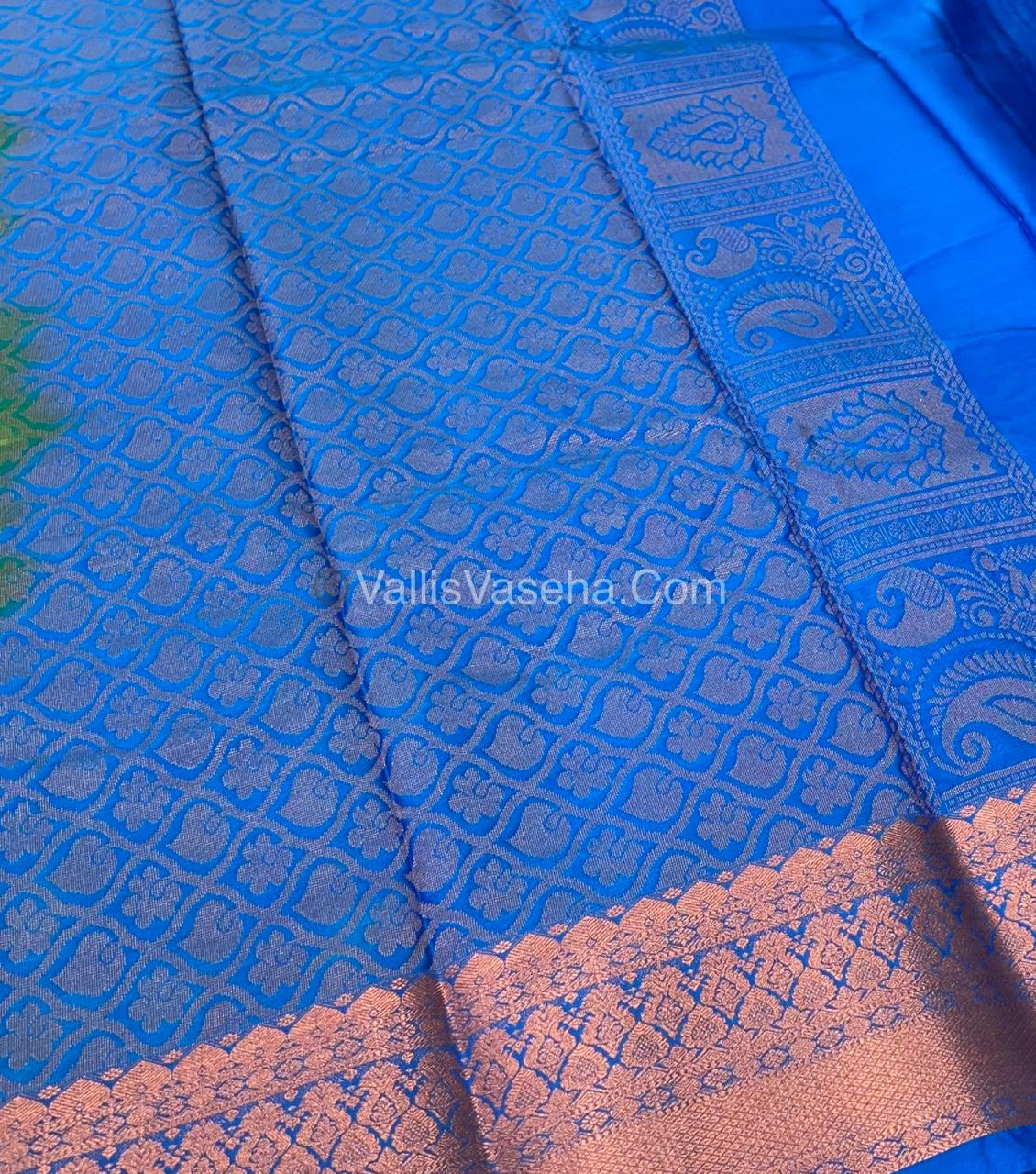 Semi Kanchipuram Soft Silk - VVSSS008