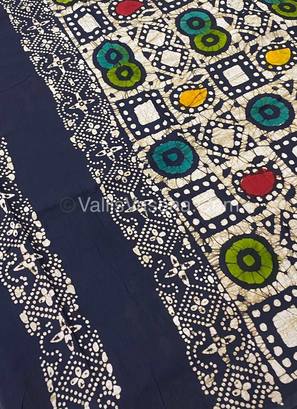 Pure Soft Mul Mul Cotton Sarees - Hand Block Prints - VVMMC003