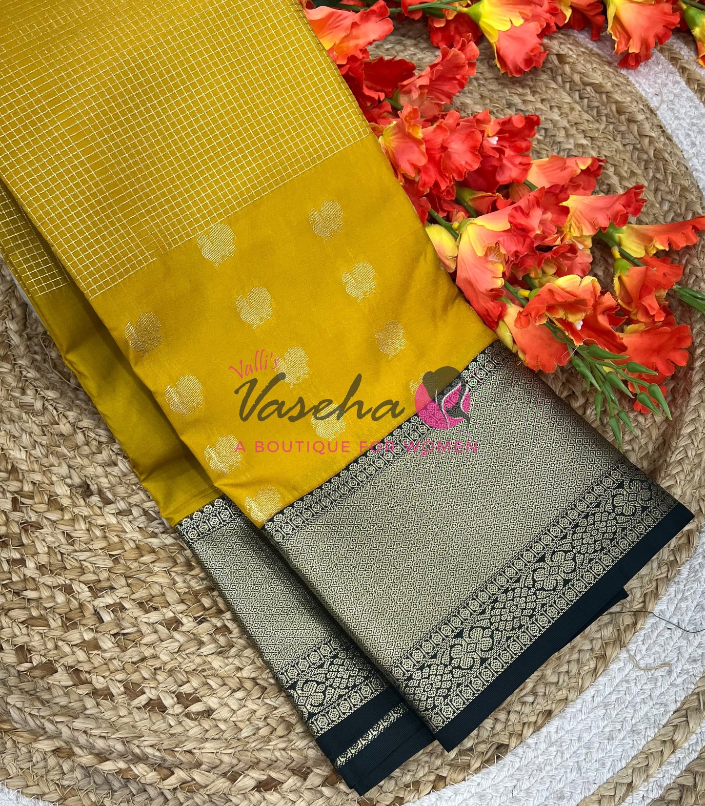 Semi Bridal Kanchi Silk  - Korvai - Premium- VVSKS008