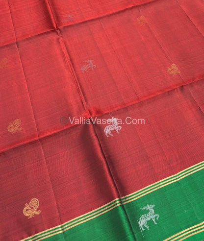 Half Mix - Pure Soft Silk Saree - VVPSS053