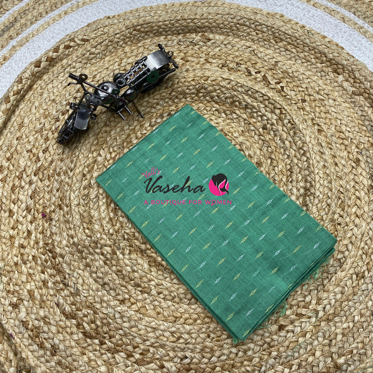 Blouse Bit - Pack Of 10pcs - Assorted-  Semi Raw Silk  - 1 mtr - VVBB006