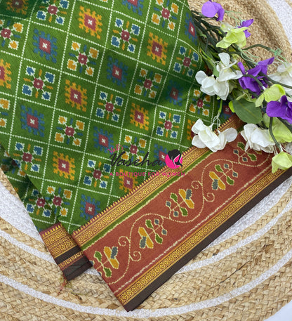 Semi Patola | Printed Silk Saree - Combo - VVSPS002