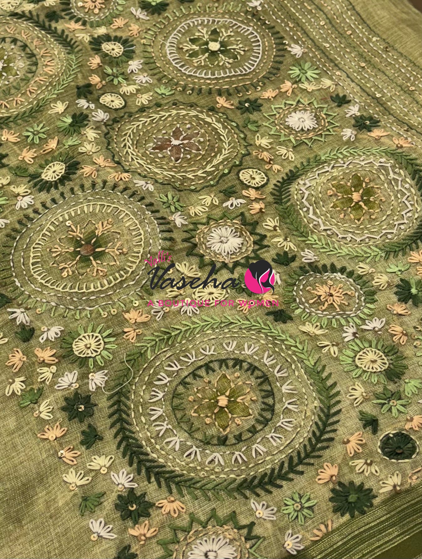 French Knot - Tissue Saree  - VVLFN019