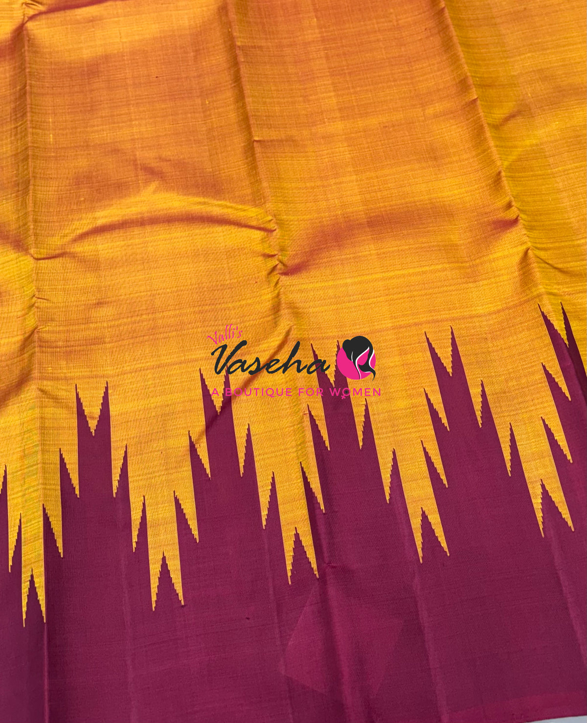 Pure Kanchipuram Silk Saree - Thalampoo - VVPS029