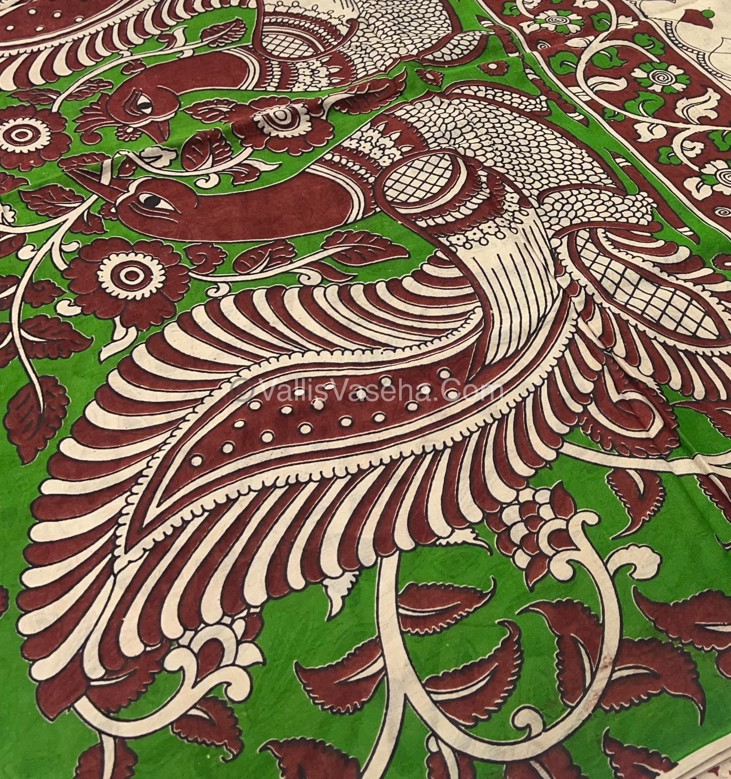 Pure Kalamkari Cotton Saree - VVPKC002