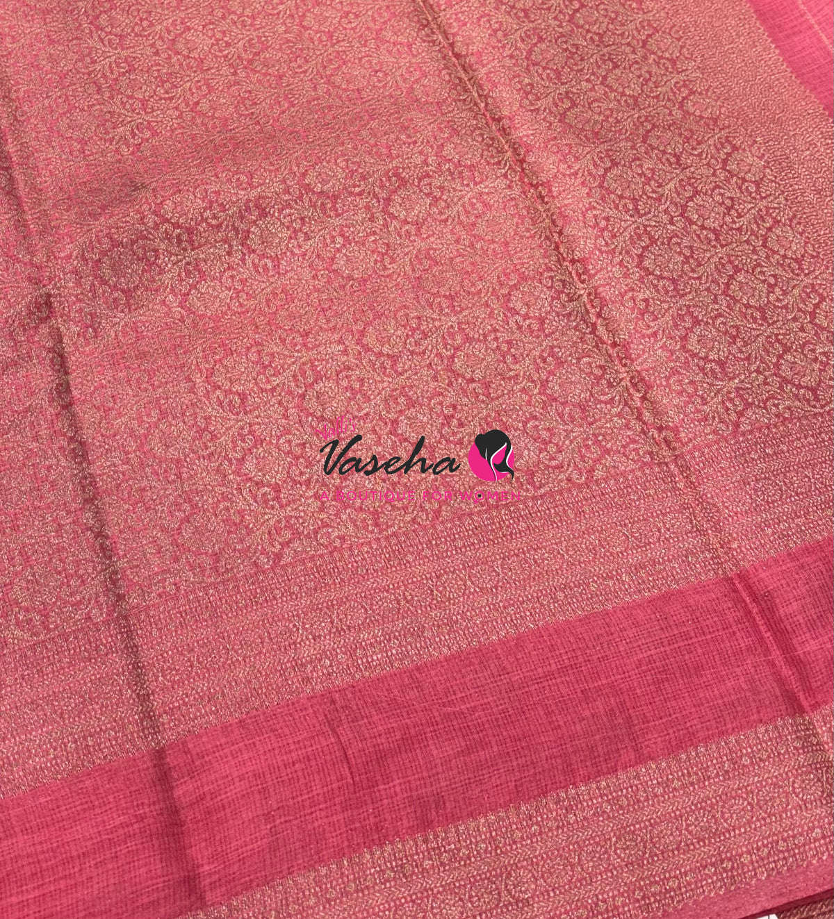 Banarasi - Heritage Silk - Blue With Peach - VVBHS015