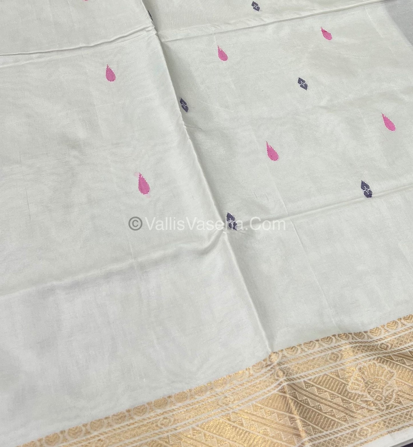 Vazhai Pattu Saree / Banana Pith - With Blouse - VVVPS001