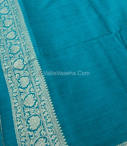 Banarasi - Heritage Silk - Semi Kathan Silk - Blue Shade- VVBHS001