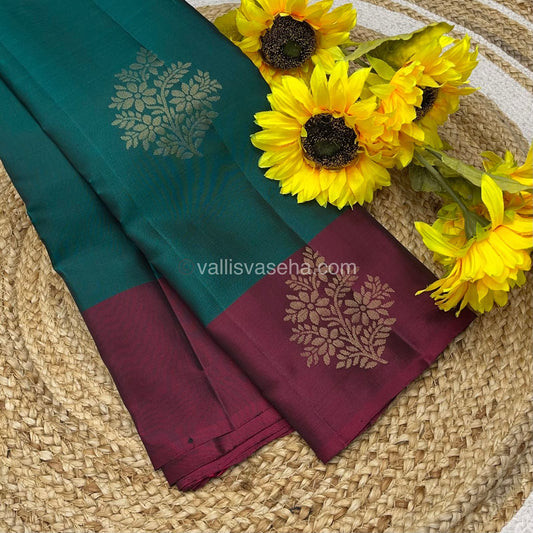 Half Mix - Pure Soft Silk Saree - VVPSS030