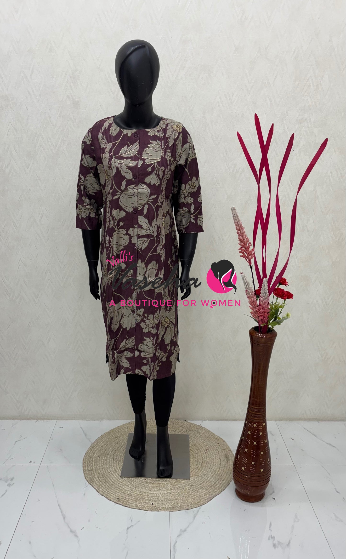 Ready Made -  Kurti - Straight Cut - VVRMS021