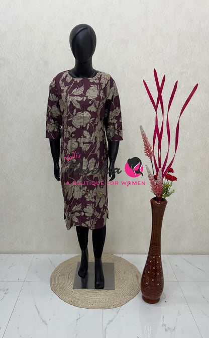Ready Made -  Kurti - Straight Cut - VVRMS021